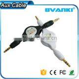 2016 New Premium Manufacture Retractable 3.5mm Stereo Male to Male Audio Extension Aux Cable Free Samples Express Supplier's Choice thumbnail-3