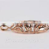 Top Sale Gold Pendant Designs Beautiful 925 Sterling Silver Jewelry Gold Plated Dubai Pendant Necklace thumbnail-5