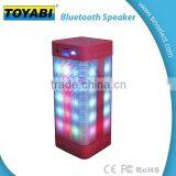 Portable Outdoor Bluetooth Wireless Speaker w/ Colorful LED Light HIFI Speaker Support USB TF Card and FM Radio thumbnail-4