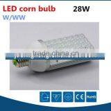 Fashionable High Power Epistar/bridgelux 28watts Led E40 Corn Street Light, 28W Led Corn Bulb Lamp