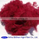 Bright Red Polyester Staple Fiber thumbnail-3