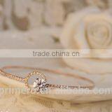 White Gold Plated AAA+ Cubic Zircon CZ Diamond Bangles Bracelets For Women Jewelry thumbnail-6