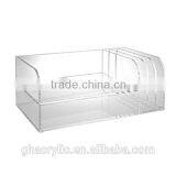 GH-RZ593 Custom Acrylic Book Magazine Display Rack ,customized Acrylic Magazine Display Rack thumbnail-1