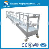 6m 630kg high rise working cradle / construction gondola / electric suspended scaffolding / wire rope suspended platform