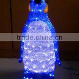 3D LED Christmas Acrylic Penguin Motif Light