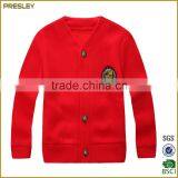 Presley Oem Long Sleeve Sweater Cardigan Children Plain Knited Sweater School Cardigan Sweater Cardigan thumbnail-5