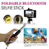 Wireless video camera selfie stick for mobile phone, Bluetooth monopod selfie sticks for cameras