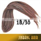 High Quality Free Modeling Synthetic Hair 24inch 120g Cubic Twist Senegalese Twist Braid thumbnail-6