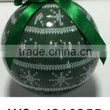 Plastic Snowflake Design Christmas Ball With Logo thumbnail-1