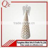 Hand Painted Wholesale Glass Angel With LED Light With Low Price
