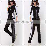 Wholesale 2016 Winter Tracksuit Women Clothing Hoodies Set Letter Print Casual Long Sleeve Sport Suit Costumes Sweatshirt+Pants thumbnail-3
