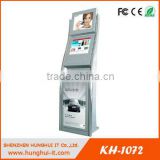 self-service payment & advertising dual touch screen kiosk
