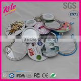 Trade Show Giveaways Gift Metal Button Mirror
