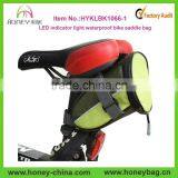 Newest Design LED Indicator Light Waterproof Bag Bike Saddle Bag thumbnail-1