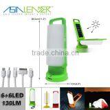 With 4 USB Adaptor & 2 Solar Panel Quick Charge Solar Camping Light thumbnail-1