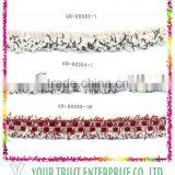 Burgundy Gold Metallic Wool Thread Braid Decorative Trimming Swimwear thumbnail-2