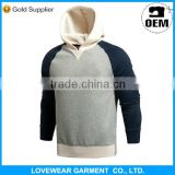Keep warm high quality cotton polyester thick fleece hoodie for men