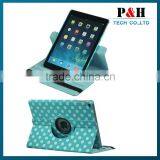 For Ipad Leather Case, Polka Dot 360 Rotating PU Leather Case For Apple IPad 6 & Air 2 thumbnail-5