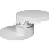 Home Designs Wooden Rotating Coffee Table Round thumbnail-3