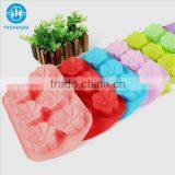 Silicon Flower Shapes Lotus Cake Mold thumbnail-6