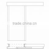 Dilvin 7-division White Lacquer Finished Sliding Door thumbnail-2