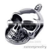 Mirror Polish Enamel Stainless Steel Skull Jewelry Wholesale