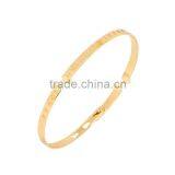 Memories Bangles With Customize Design Word 'PEACE LOVE HAPINESS' With 4mm/7mm Width thumbnail-3