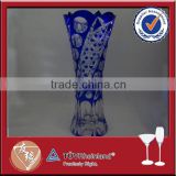 Big artificial glass vase factory for crafts