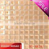 Tawney mirror crystal glass mosaic tile for building wall decoration