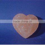 Pink Heart Warm Crystal Himalayan Massage Salt Stones