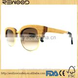 Italy Design Eyewear Brand, Hot Sale Full /Half Frame Wooden Sunglasses CE Glasses