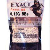 Airsoft airsoft gun Exact 0.12g 6mm airsoft bbs good polish 1KG/bag