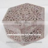 Soapstone Carved Jewellery Box