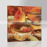 Modern abstract wine bottle still life oil painting for interior decoration