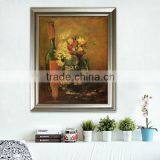 Vase With Carnations and Bottle Oil Painting by Van Gogh thumbnail-2