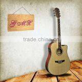 China Musical Instrument 41" Inlay Rattan Acoustic Electric Guitar thumbnail-1