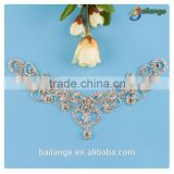 High quality attractive rhinestone trim chain for necklace