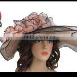 Women Large Brim Church Hats thumbnail-4