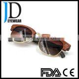 Trendy Design Wooden Glasses and New Arrived Polarized Lens Natural Rose Wood Frame Sun Glasses thumbnail-2