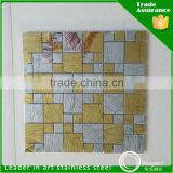 Foshan hot sale colored 304 430 stainless steel mosaic for five star hotel