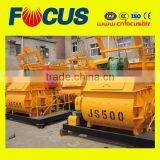 Good Quality Js500 Twin Shaft Compulsory Electric Concrete Mixer thumbnail-2