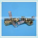 Brass Threaded Ferrule Type 3/8 Through Connector With One Two Holes thumbnail-2