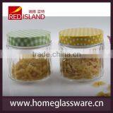 Glass Candle Jars and Lids,decorative Glass Jars and Lids,high Quality Glass Storage Jar