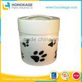 Plastic Pet Food Container, 2017 Wholesale Round Pet Food Bucket thumbnail-1