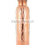 Good Health Copper Hammered Bottle | Copper Water Bottle 900 ml thumbnail-2