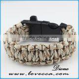 Top Quality Wholesale Diy 350 Paracord Bracelet Styles With Whistle thumbnail-3