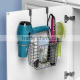 Metal Wire Hanging Bathroom Storage Rack Over The Door thumbnail-3