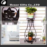 European Style 2-Tier Flower Stand Metal Hanging Plant Stand thumbnail-5