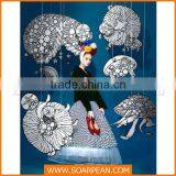 Hanging PVC Display Props for Clothing Shop Interior Design