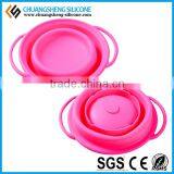 Silicone Folding Bowl, FDA Grade Bowl, Foldable Silicone Dog Bowl thumbnail-2